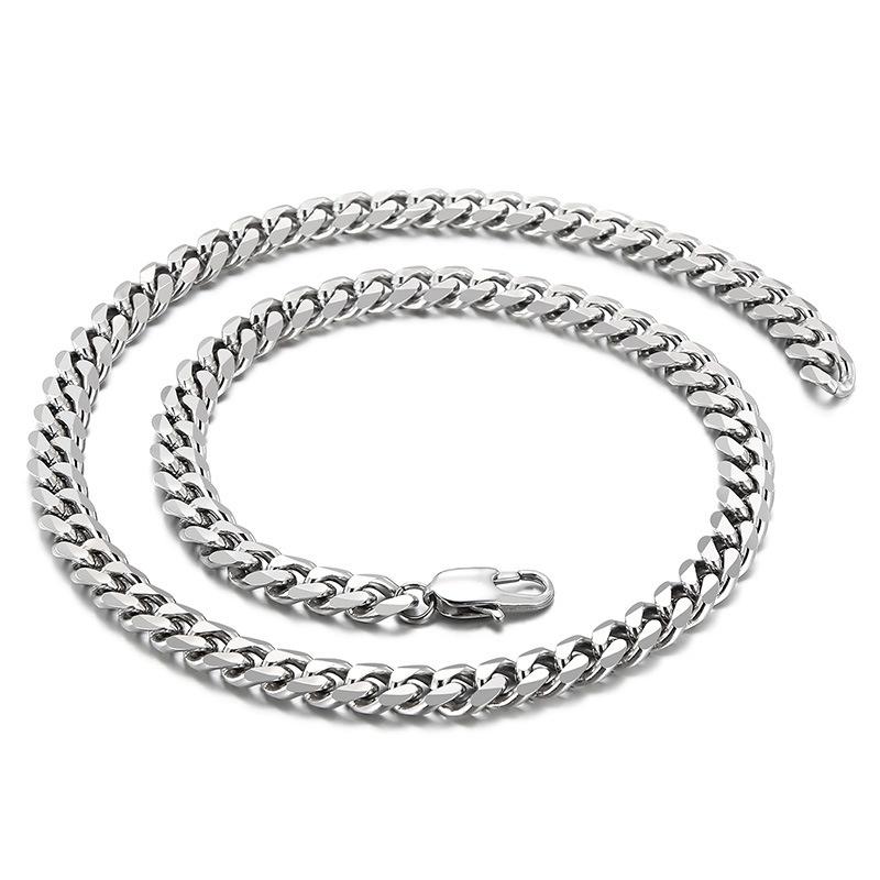 Cuban chain necklace hiphop men's and women's trend ins hip-hop exaggerated high street thick style