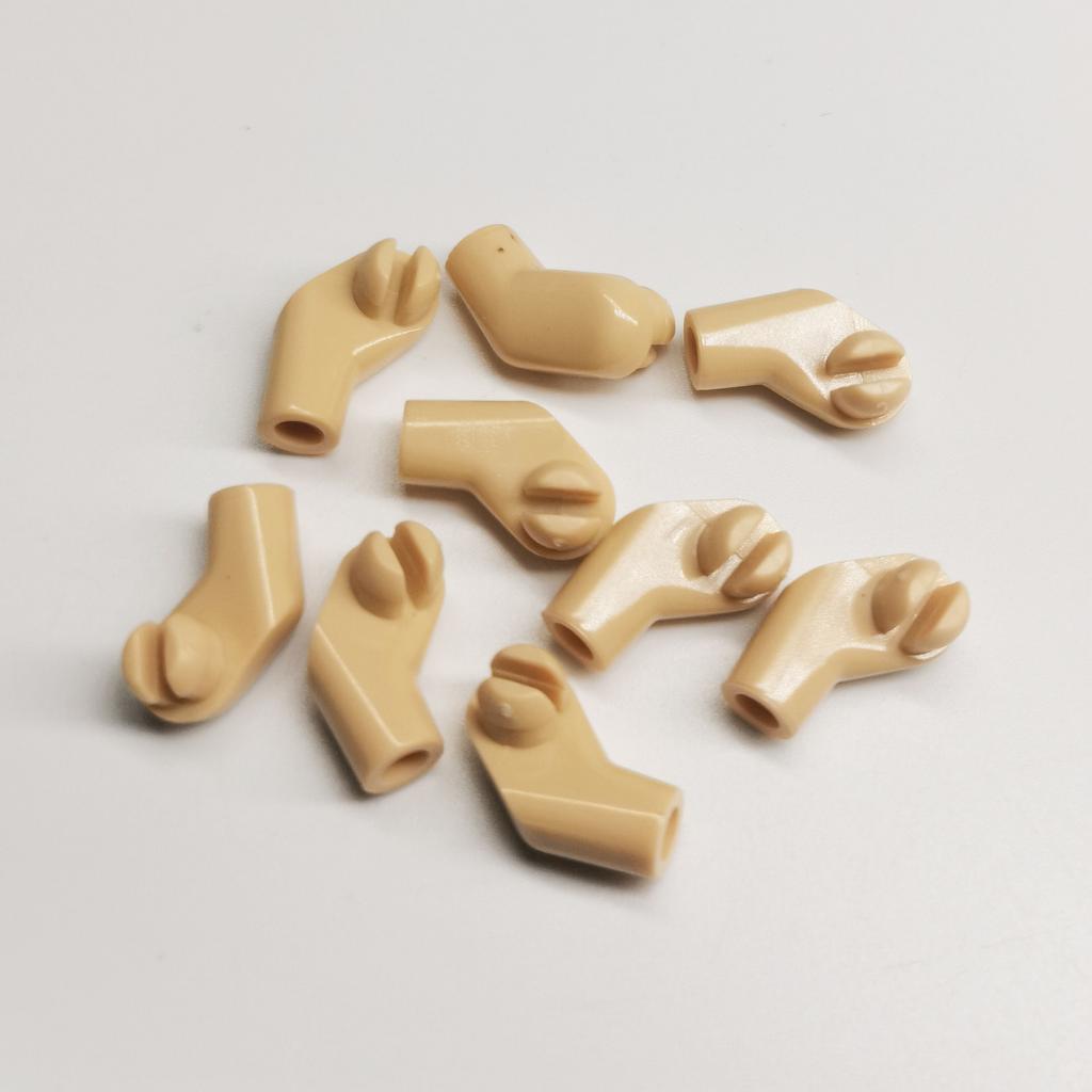 Non-Toxic 100Pcs Diy Moc For 981 Building Block Figures Parts For Body Part Arm Left