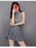 SCIONE Skirt+Belt Female Pleated Skirt College Style High Waist Short Skirt Tooling Skirt Suit Skirt