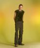 ADSB ANDERSSON BELL Raw Edge Multi-Pocket Pants Apa681M(Khaki)
