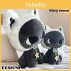 Cute Cat Plush Doll And Medal Wearing Design Childrens Bedrom Decoration