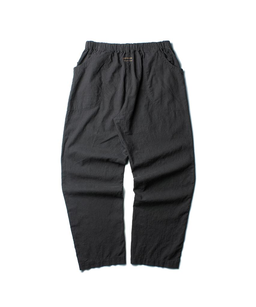Deoleseukyu Linen Cotton Domingo Pants [Olive Charcoal]