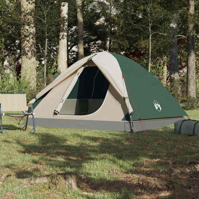 Camping Tent - vidaXL - Dome Model - 6 Persons - Waterproof - Green