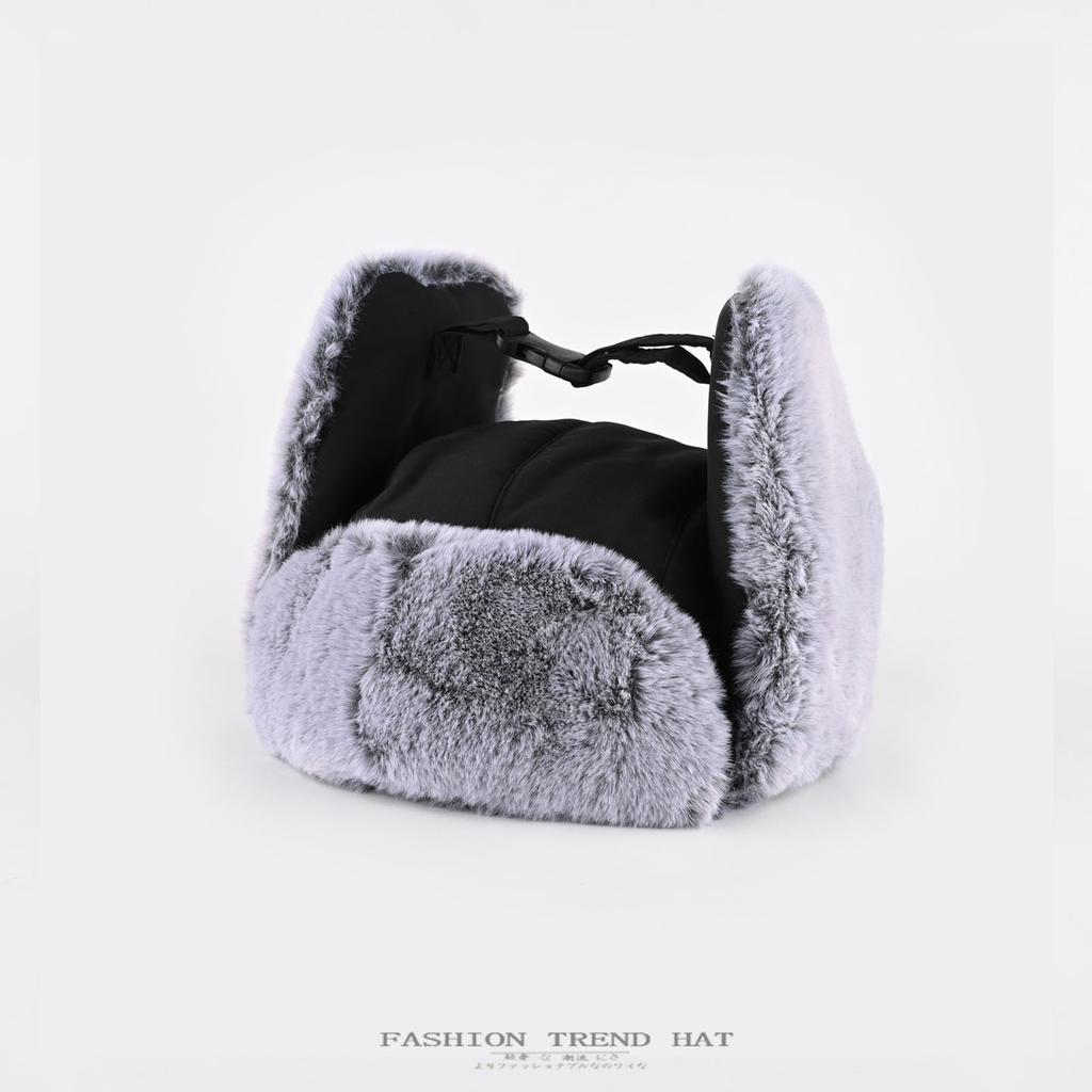 Chapeau homme hiver velours épaissi chapeau femme chaud et coupe-froid ski équitation voiture électrique protection des oreilles chapeau en coton tendance