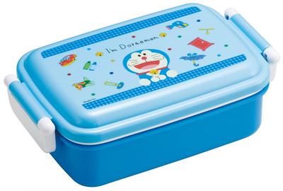 Skater Lunch with a Soft Single Made In Sanrio Gingham for Boys and Children's Box, 450ml, Dome-Shaped Lid, Tier, Japan, "I'm Doraemon" Design, Girls,