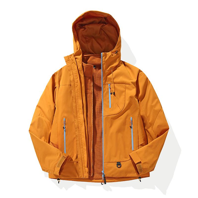 Women's Trendy Outdoor 3-in-1 Softshell Jacket for Hiking & Mountaineering - Windproof & Waterproof