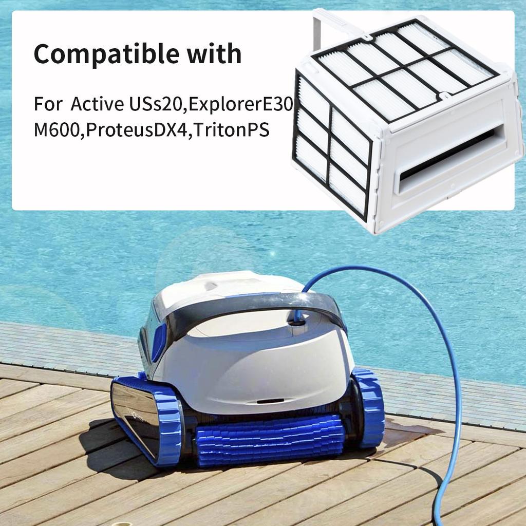 9991458-R1 Ultra-Fine Filter Basket For Dolphin S200 S300 Active 20, Explorer E30, Proteus DX4, Prowler 920, Advantage Ultra