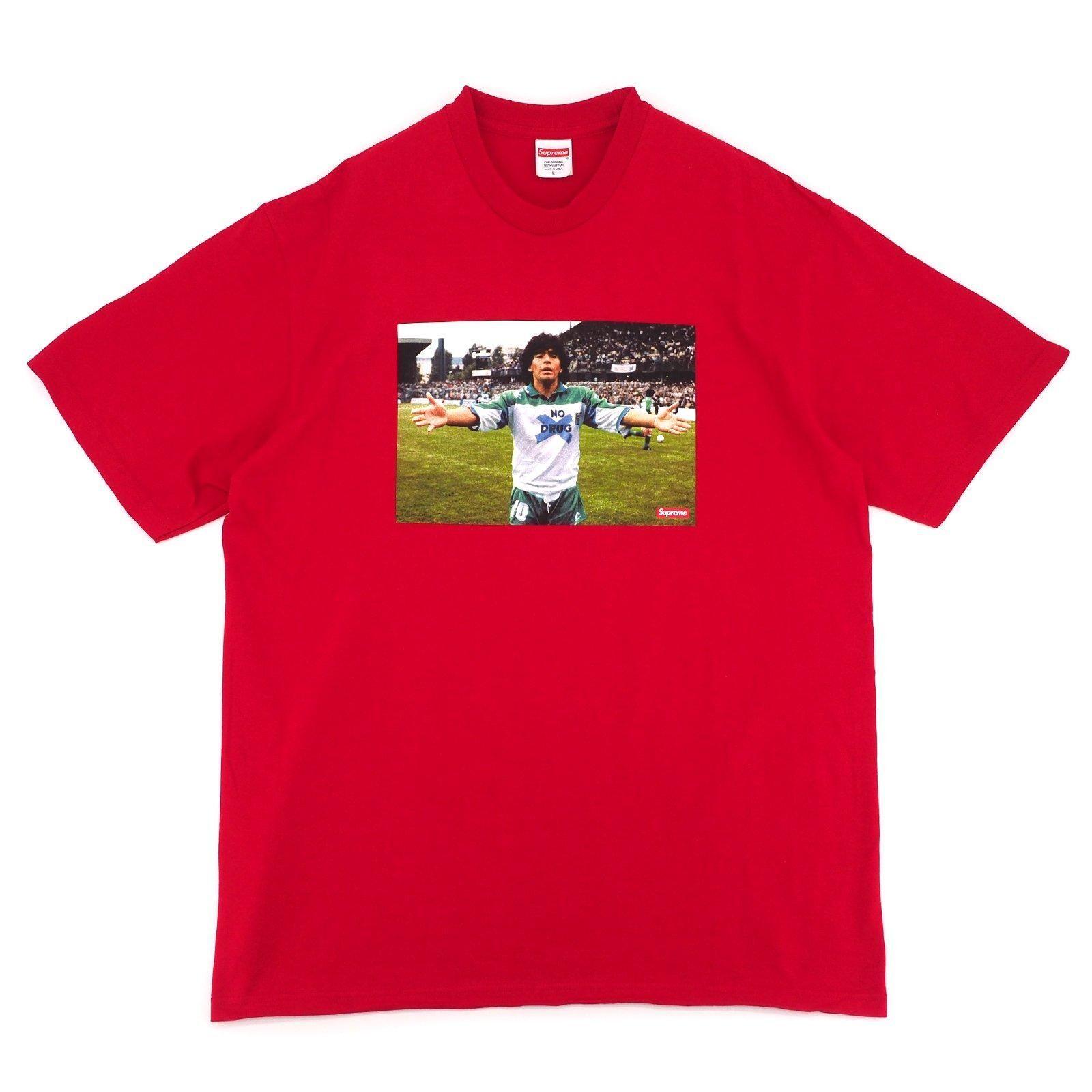 Supreme Maradona Tee Red M