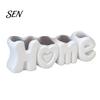 Countertop Toothbrush Stand HOME Holder, Compact 4-Compartment Organizer, Modern Style Minimalist Bathroom Decor Durable Plastic for Electric