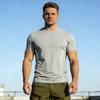 Ice Silk Cool Quick Drying Short Sleeved Men's T-shirt Top For Fitness And Sports, Half Sleeved Loose Fit