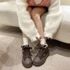 Women's Casual Sneakers 2024 Winter Fashion New Shoes for Women Short Plush Flat Cotton Shoes Platform Ladies Walking Shoes