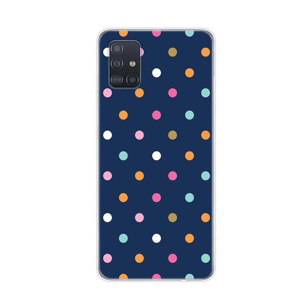 Polka Dots Fashion For Samsung Galaxy A01 A11 A12 A22 A21S A31 A41 A42 A51 A71 A32 A52 A72 A02S Soft Phone Case