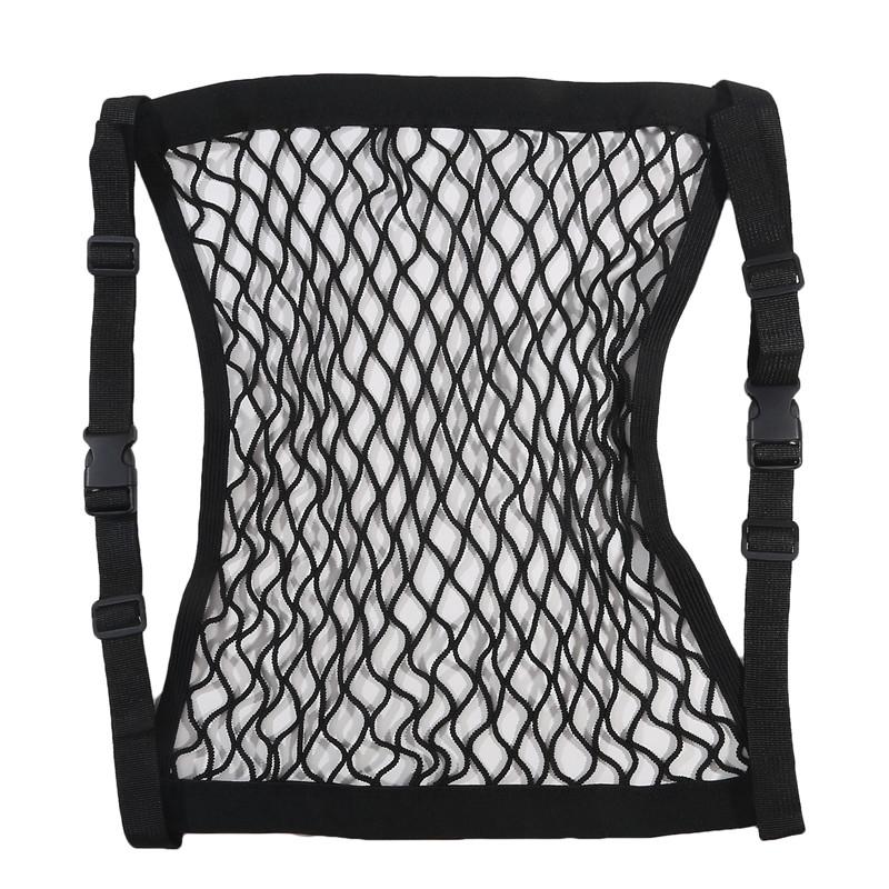 Single Layer Car Trunk Elastic Passenger Mesh Pocket Auto Interior Cargo Storage Net Bag