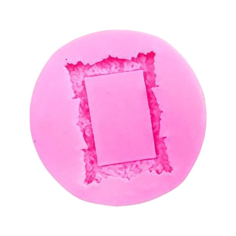 Picture Frame Silicone Molds for Epoxy Resin Soap Decoration Fondant Silicone Molds for Chocolate Candy Cake