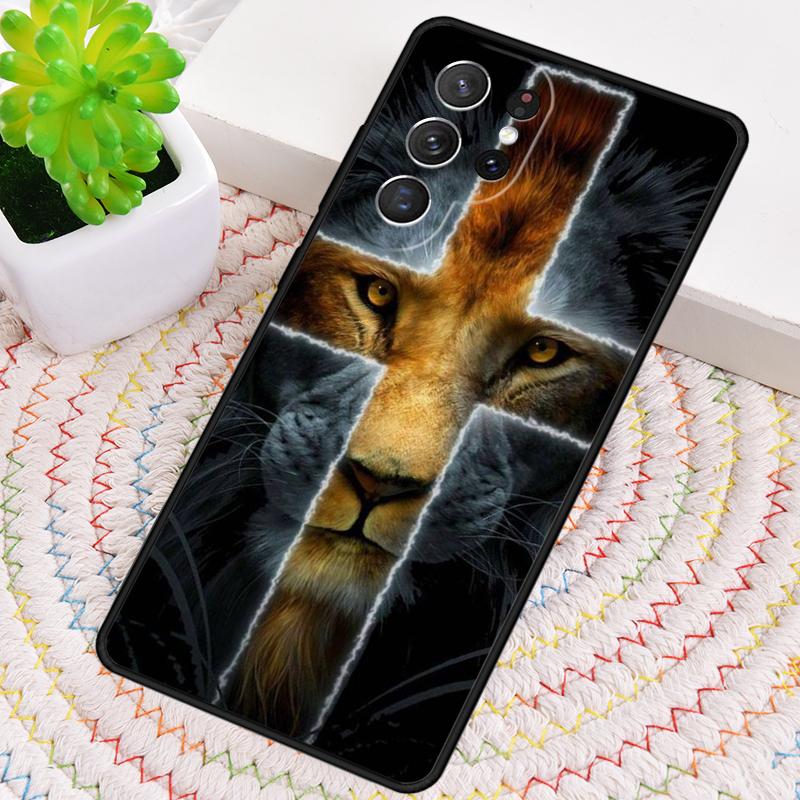 Faith Cross Cool Phone Case for Samsung Galaxy note 10 pro S26 Ultra S23 S24 FE S25 S21 S22 PLUS shockproof Cove