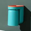 Toothbrush Rack Light Luxury Mouthwash Brushing Cup Punch Free Wall Mounted Bathroom Storage Couple Tooth Cup Shelf Organizer