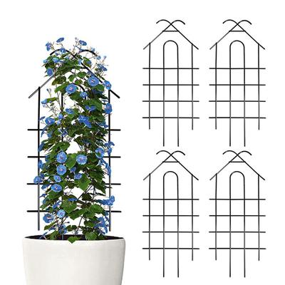 Plaids Metal Plant Trellis Small Plant Trellis Climbing Up Support Poles for Indoor Outdoor Garden Flower