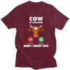 My Cow Is Calling T Shirt Men Women Animals Lover Tshirts Streetwear Casual Graphic Tee Tops Loose Oversized Clothes