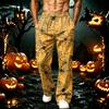 Men's Halloween Printed Sweatpants with Pockets Loose Fit Jogger Pants for Sports
