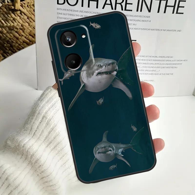 

Shark Ocean Fish For Realme 15 10 11 12 13 14 Pro Plus C65 C67 C63 C61 C55 C51 C53 C35 C75 GT6 GT7 Pro Case Realme 10 Pro Plus