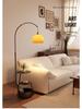 Yuzu Style Vintage Floor Lamp with Storage - Retro American Living Room, Bedroom, or Study Accent Lamp