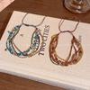 Bohemian Color Multi-layer Beaded Bracelet Women's Bracelet Famous Style Adjustable Hand Jewelry