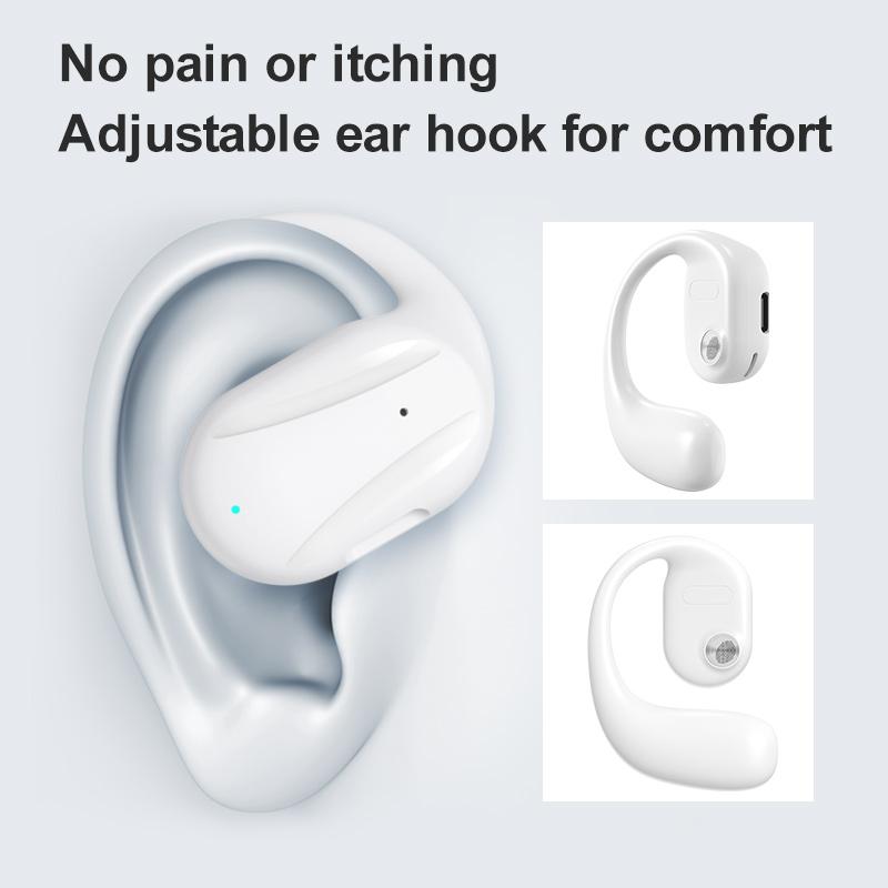 Signle Air Conduction Bezdrátová sluchátka Sluchátka na uši s mikrofonem HD HiFi hudba Nízká latence Bezbolestné nošení Vysoká kompatibilita