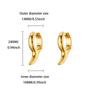 Wind Fashion Micro-inlaid Zircon Earrings, Earrings, Women's Personalized Earrings, New Source