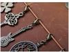 TN Traveler's Notebook Vintage Bronze Charms & Pendants Set