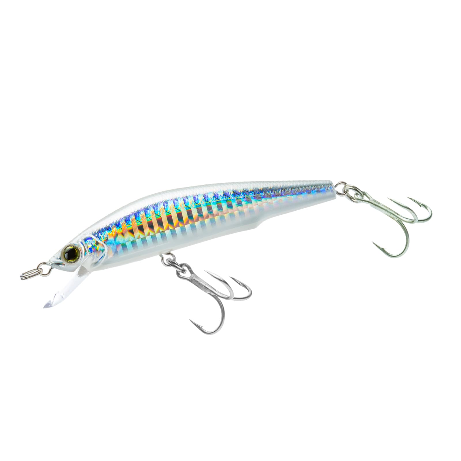 

Saltwater Lure Mag Minnow Junior Floating 90mm Double White Center of Gravity Shift YO-ZURI Color
