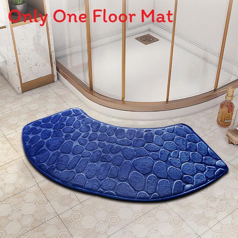 Polyester Non Slip Bathroom Mat With Absorbent Surface For Home Use