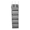 5 Tier Behind Door Storage Bag Breathable Space Saving Hanging Storage Holder with 10 Side Pockets for Toys Clothing