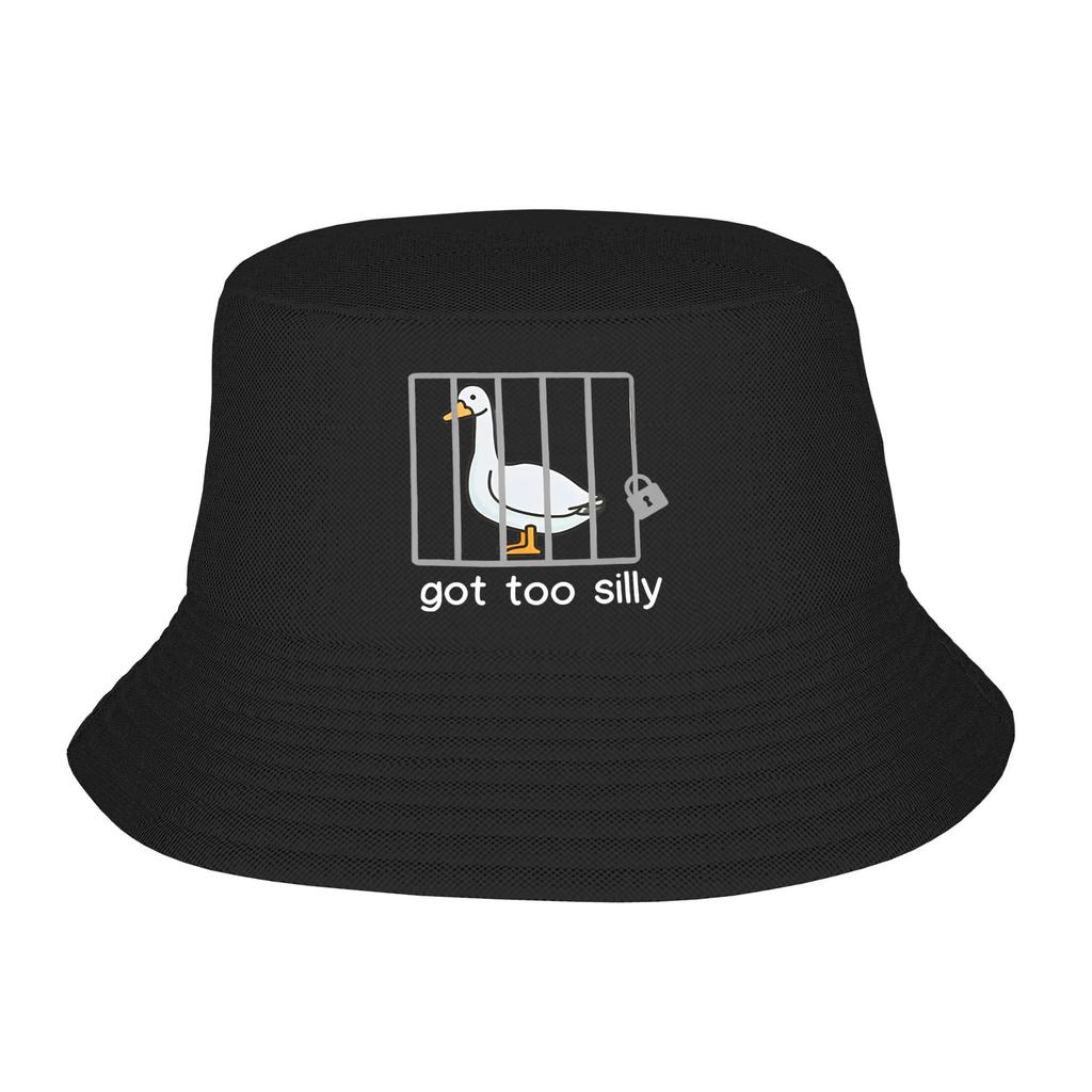 Duck Goose Accessories Bucket Hat Style Men Women Sun Hat Biting Knife White Goose Bob Packable Fishing Fisherman Cap Camping