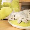 Cat's nest, cactus petal shape, large space, soft and warm, sleeping nest, doghouse cushion, pet supplies