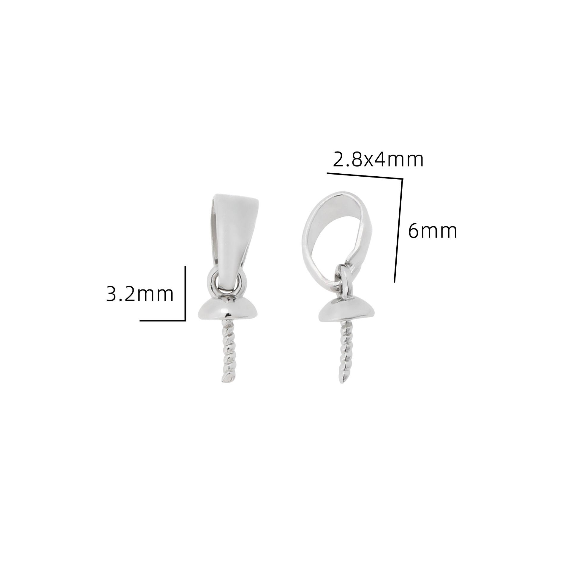 Copper Gold-Plated Gun Black Baroque Pearl Pendant Holder Crown Bead Hat DIY Accessory