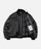 FRIZMWORKS Patina Cowhide Tanker Jacket _ Washed Black
