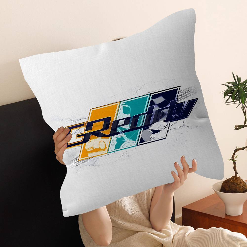 G-Greddy-Y Cushion Cover Polyester Sofa Cushions Decorative Throw Pillows Home Decoration Pillowcover