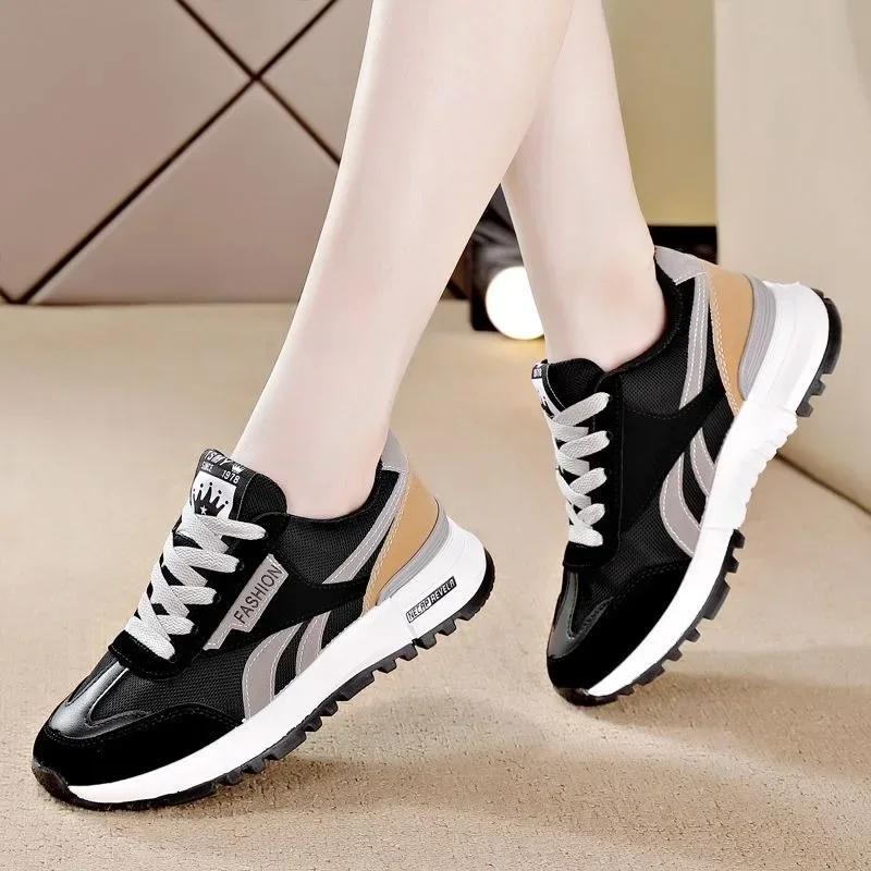 Fashion Women Vulcanized Shoes 2024 New Hot Selling Spring Fashionable Lightweight Comfortable Outdoor Leisure Travel Women Sports Shoes