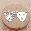 Tiger Lion Wolf Fox Charms Pendant For Bracelet Necklace Jewelry Making Craft Findings