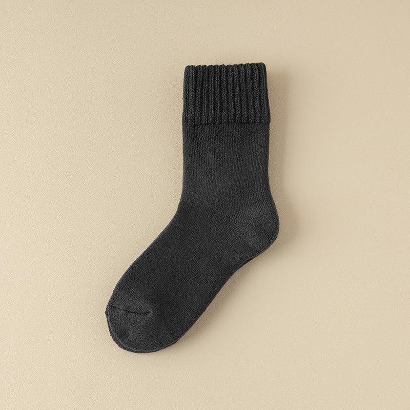 

Мужские и женские осенне-зимние флисовые, утолщенные флисовые носки до середины икры, теплые домашние носки для пола, флисовые носки до середины икры 1 pair темно серый