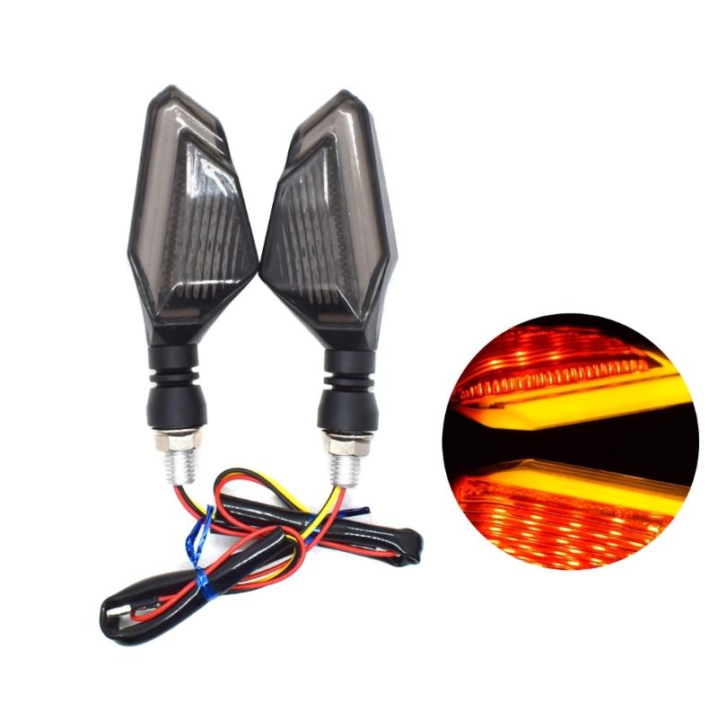 Motorcycle Turn Signals Lights 12V Flasher Motorcycle Led Flowing Water Blinker Moto Indicator Turn Signal Lamp