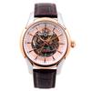 Tisento Ts60011 Men'S Skeleton Automatic Leather Watch