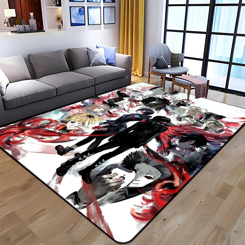 Anime Tokyo Ghoul Kunst Gedruckt Teppich für Wohnzimmer Große Fläche Teppich Weiche Matte E-sports Stuhl Teppiche Alfombra Geschenke Dropshopping
