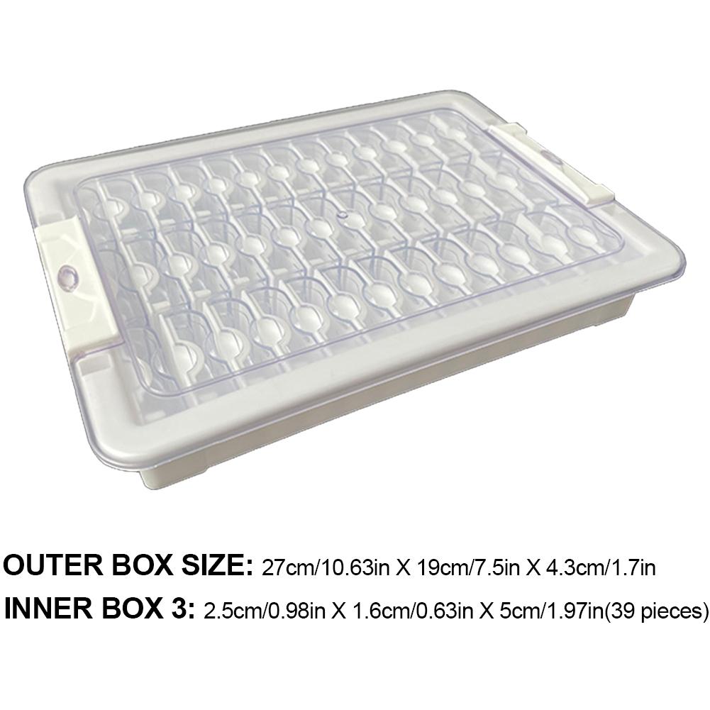 15/26/39 Grids Diamond Art Bead Box Diamond Painting Embroidery Storage Box 5D Beads Organizer for Diamond Painting Accessories