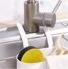Kitchen Faucet Hanging Plastic Draining Basket, Sponge Storage, Dishcloth, Soap Draining Rack for Household Use