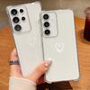 Small Love Heart Pattern Phone Case For Samsung Galaxy S26 S25 S24 S23 Ultra S22 Plus S21 S24 S25 FE Clear Shockproof Soft Cover