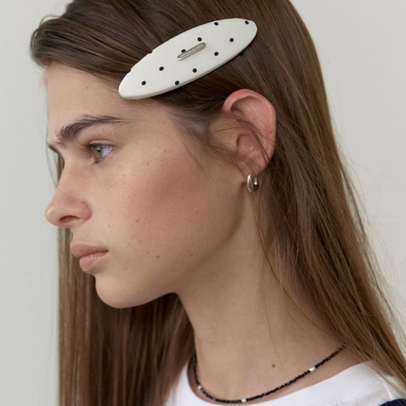 LIEBE MICH MONSTER Punkt Oval Haarnadel_2FARBEN (L253MHA030)