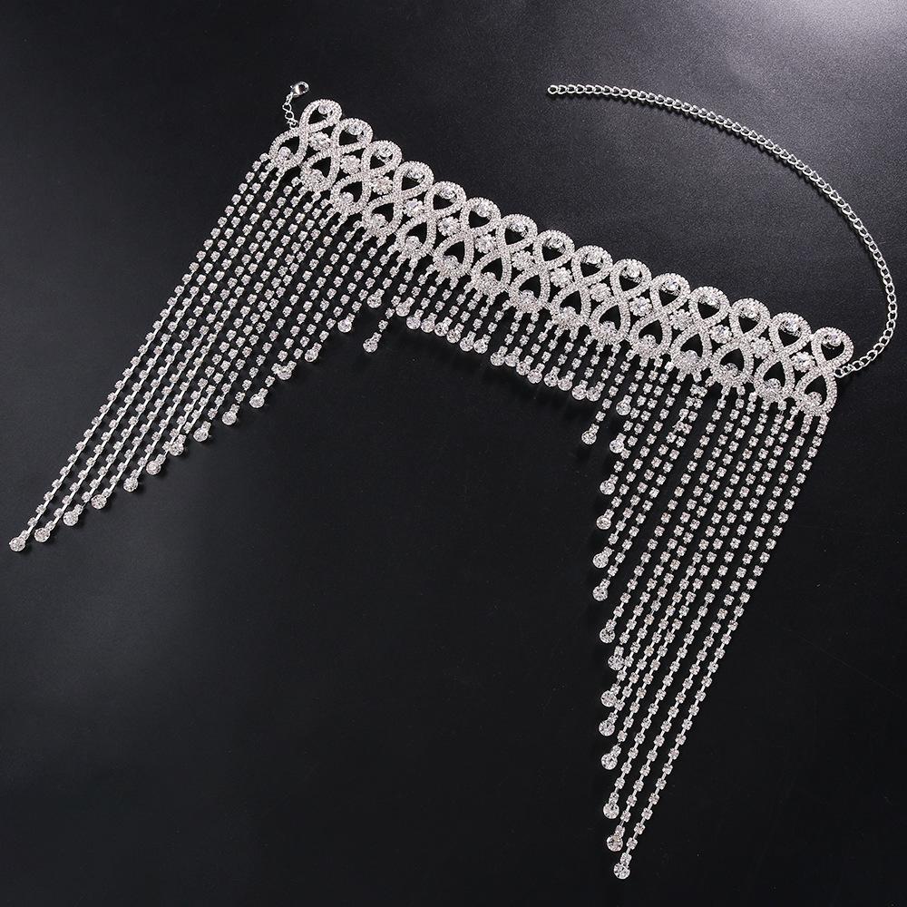 Simple Bridal Headband Rhinestone Party Hair Chain for Women Boho Indian Forehead Headpiece Alloy Accessory Jewelry
