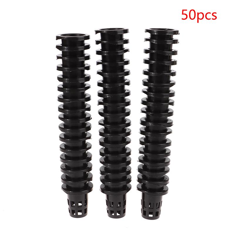 

50 шт. пластиковые сетчатые чашки для овощей с прорезями, беспочвенные горшки для овощей, гидропонное оборудование, корзина для посадки углублений чёрный