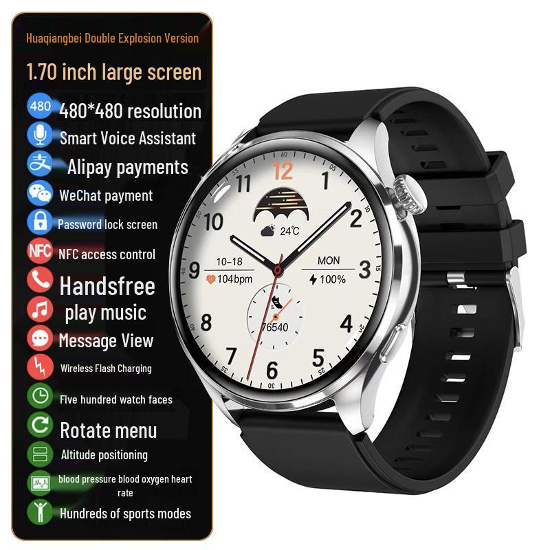 2025 NFC Bluetooth Call T05 Smartwatch GT5Pro for Men & Women
